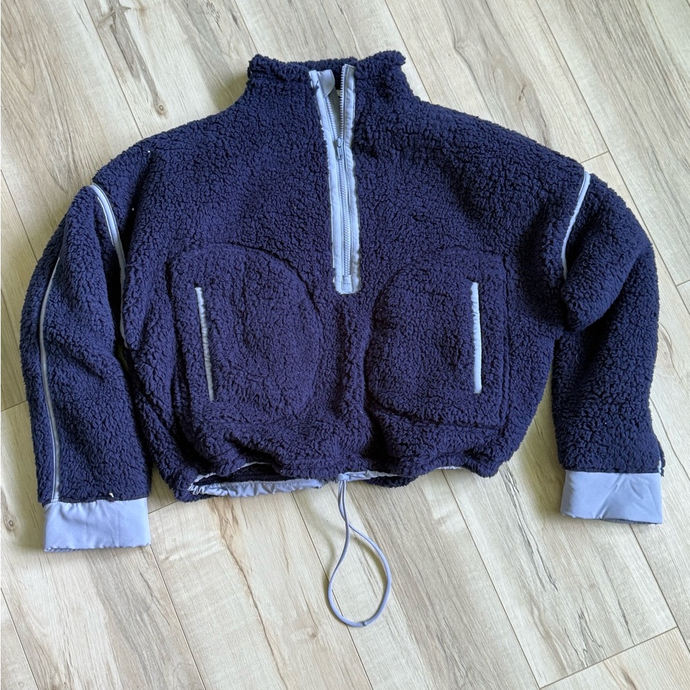 SO Navy Fleece Pullover